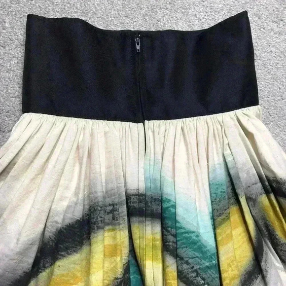 Made By Leon Full Skirt Hand Painted Artsy - Picture 8 of 8
